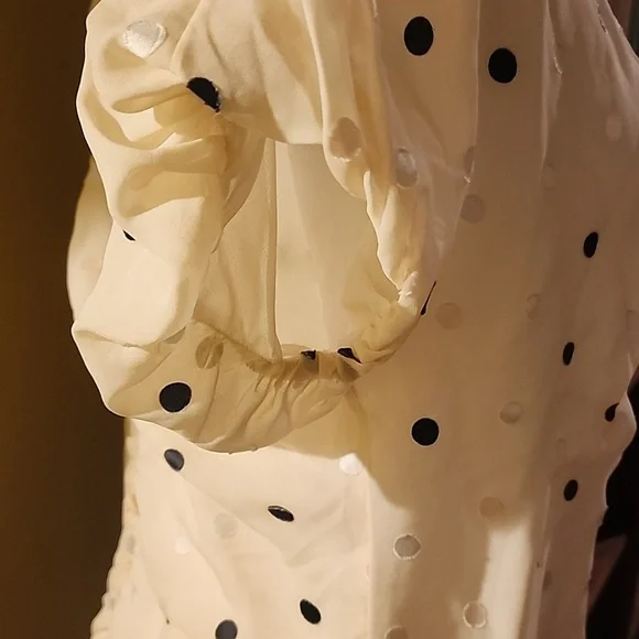 Marc By Marc Jacobs Cream and Black Blouse - Picture 3 of 6